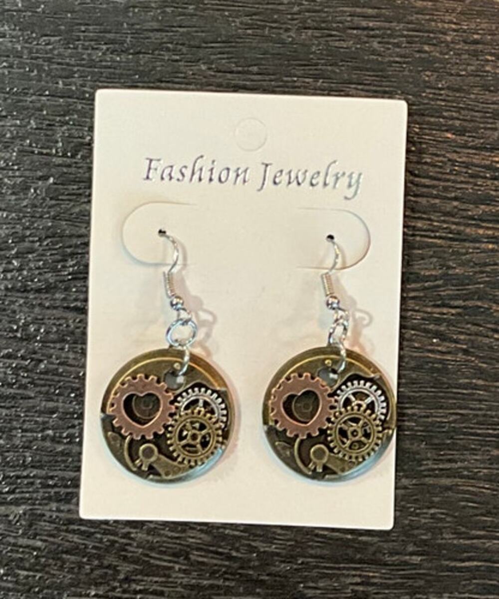 Steampunk Drop Earrings